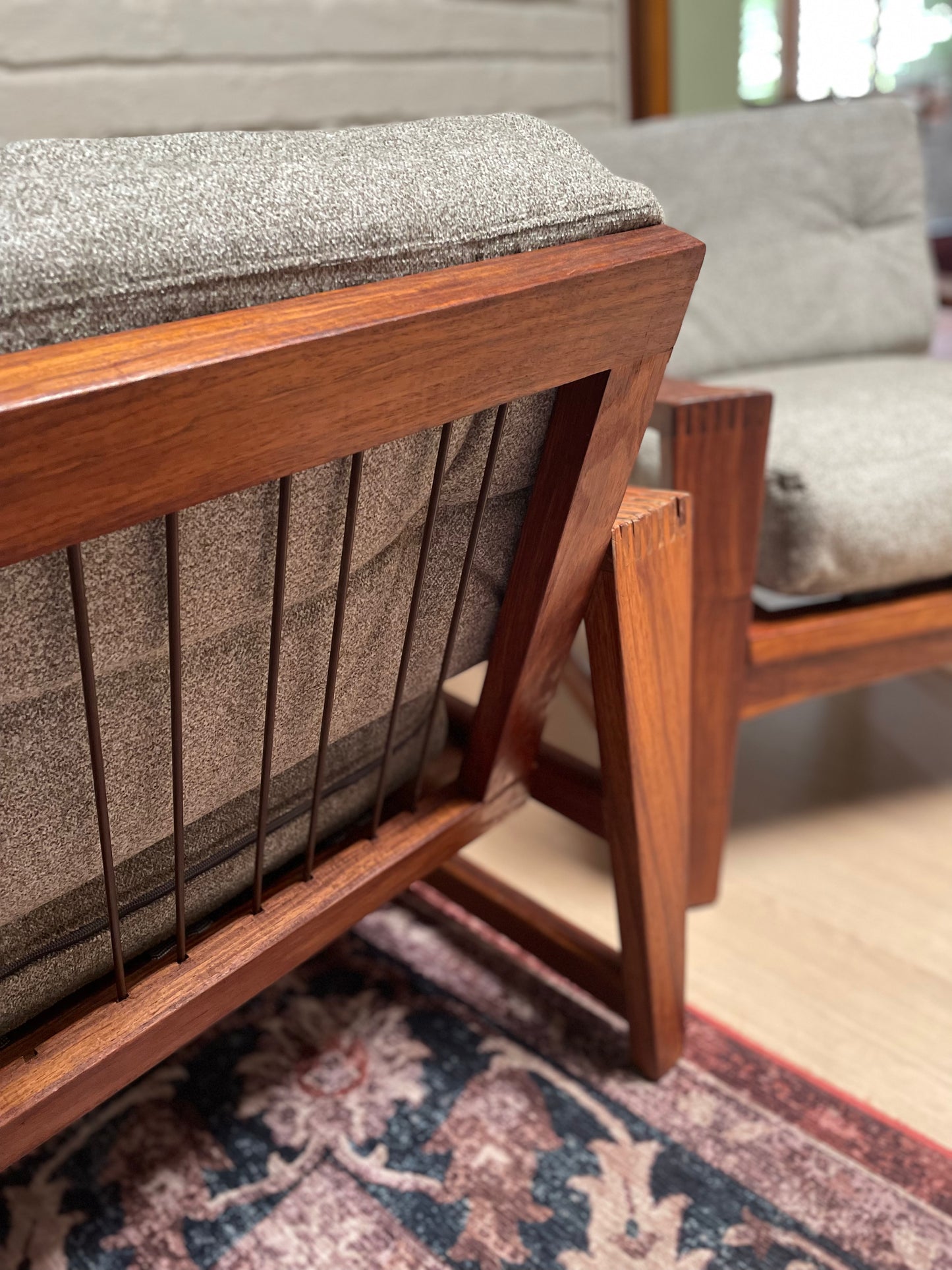 A pair of Kiaat Kallenbach armchairs