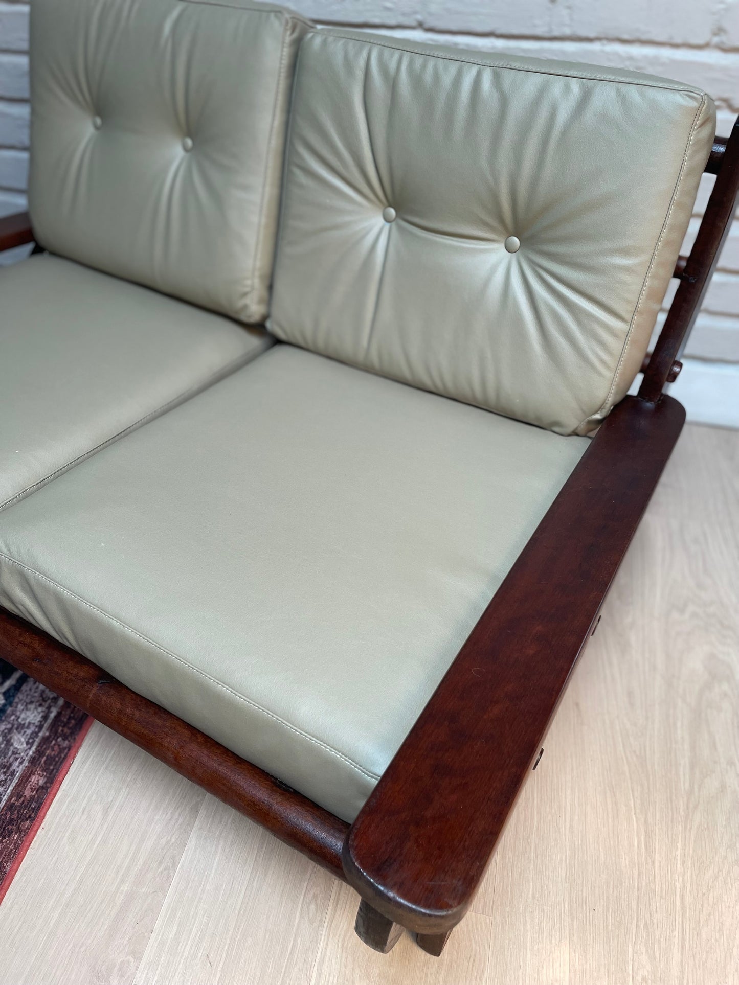 Mid-Century Imbuia Two-Seater by 31st Home