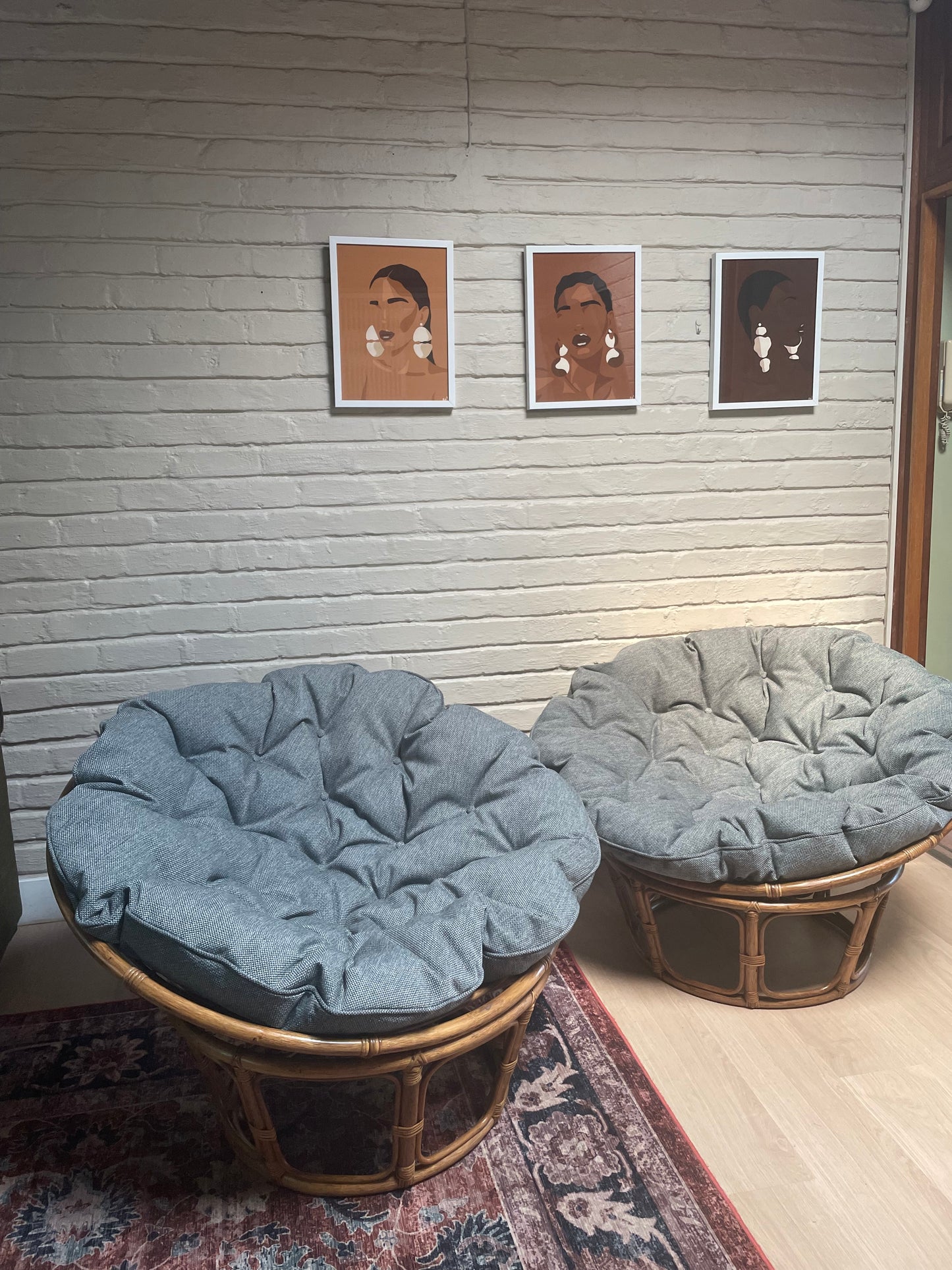 Pair of Papasan Tub Chairs