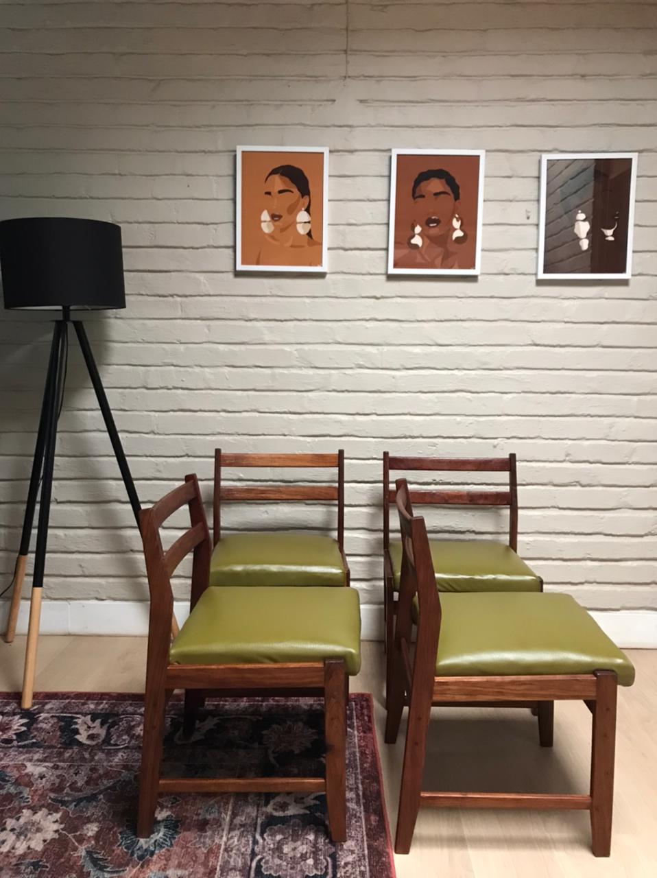 4 Novocraft Danish Style Dining Chairs