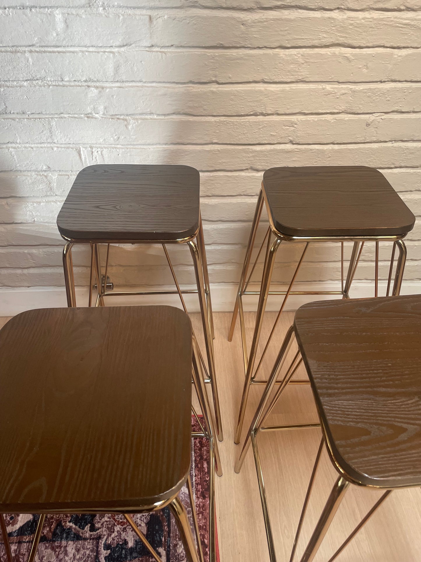 The Mod Oak Bar Stool-Retro Edition