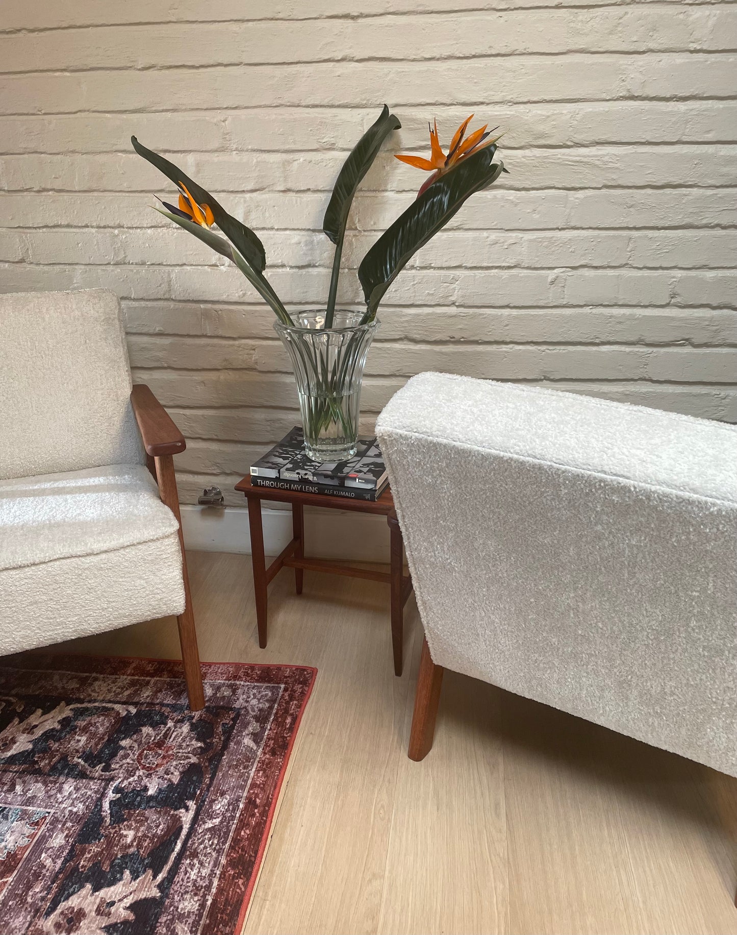 31st Home Sapele Wood Occasional Armchair