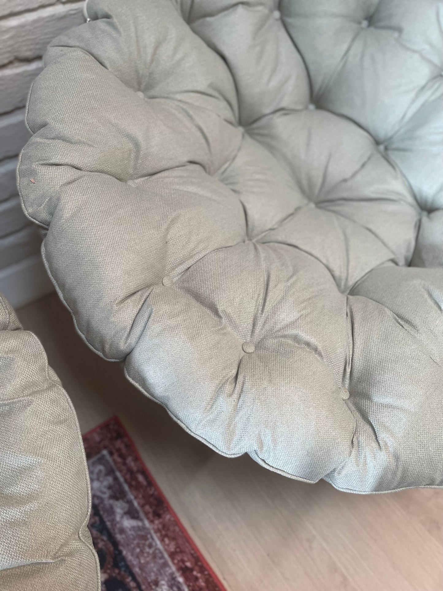 Pair of Tub Style Papasan chairs