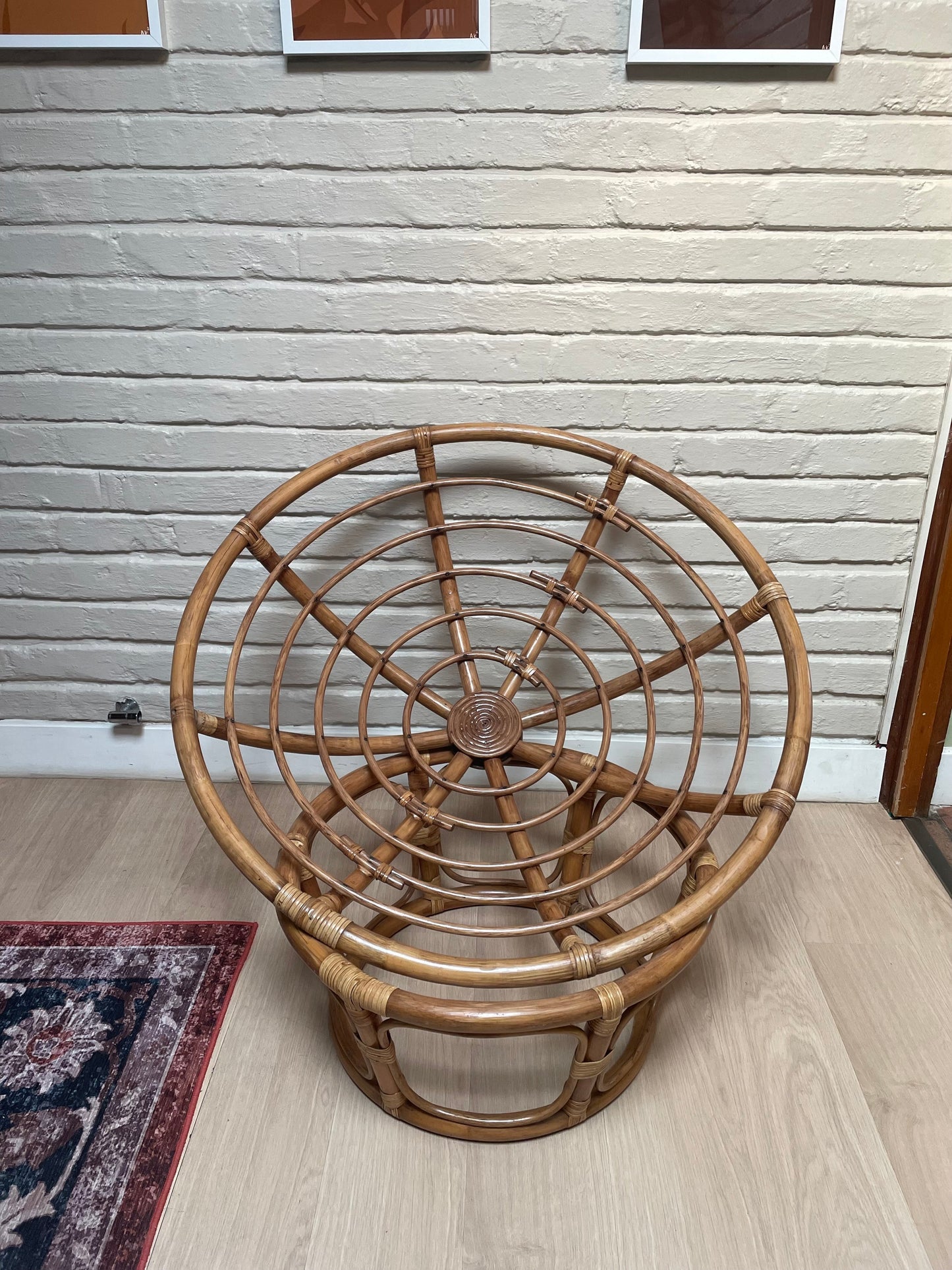 Restored Bamboo Papasan Frame (Detached)