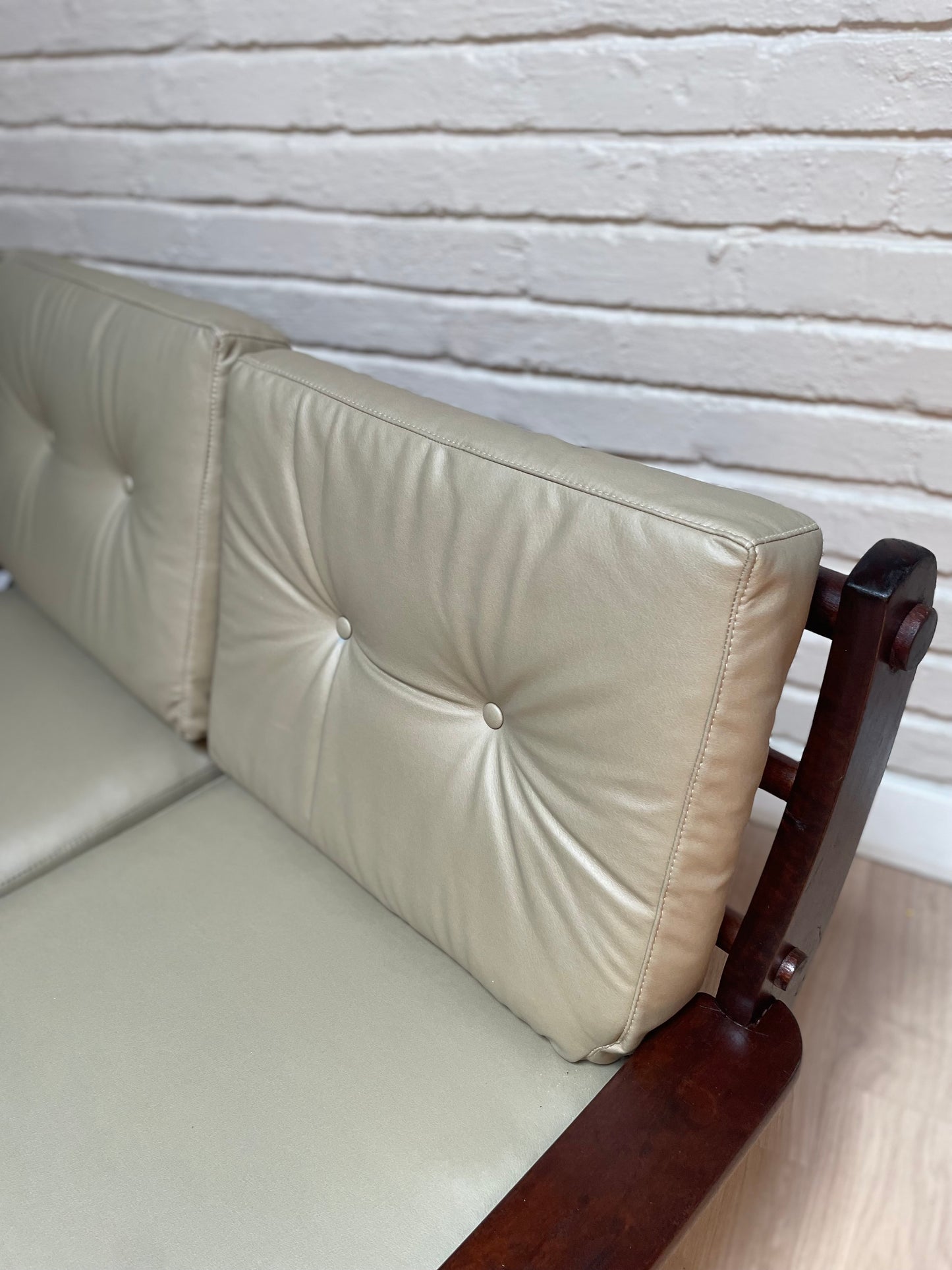 Mid-Century Imbuia Two-Seater by 31st Home