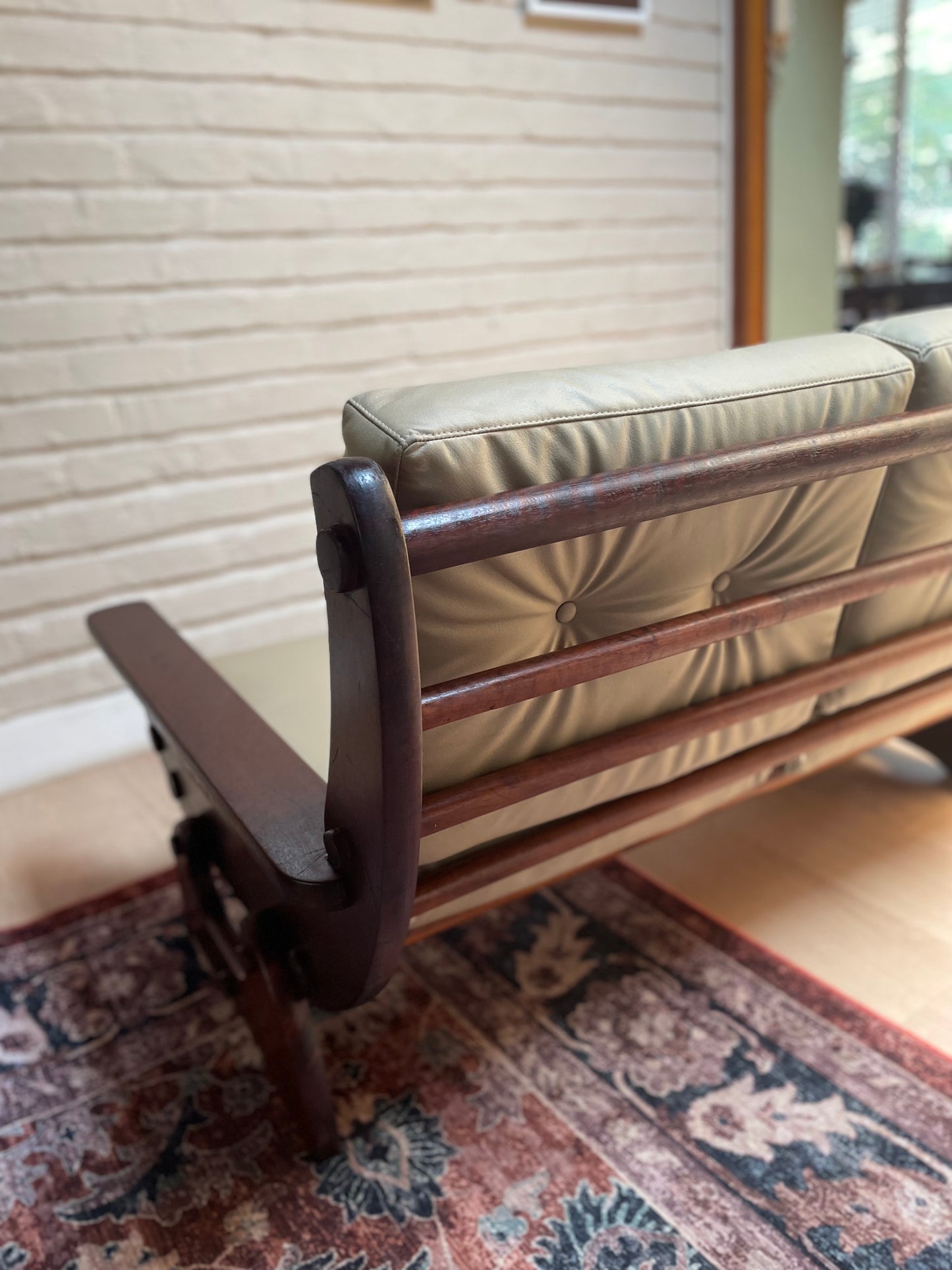 Mid-Century Imbuia Two-Seater by 31st Home